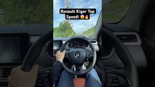 Renault Kiger 10 Turbo CVT Top Speed 😎🔥 [upl. by Vilberg]