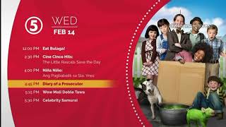 TV5  Schedule Bumper 14FEB2024 [upl. by Estevan]