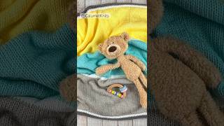 Easy Peasy Baby Blanket knittingmachine diy short [upl. by Helen437]