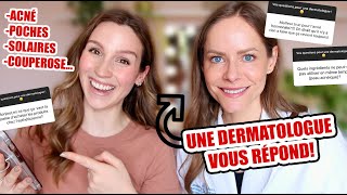 ACNÉ TACHES CERNES RIDES ETC 🧖🏻‍♀️ Une dermatologue vous répond [upl. by Anastas]