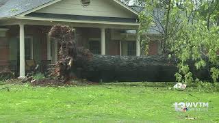 Storm damage in Chilton County Alabama [upl. by Yablon]