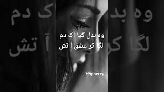 Wo Jo dil mai sad lines m9poetry shortvideo [upl. by Anyale]