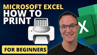 How to Print in Microsoft Excel  For Beginners [upl. by Triplett]