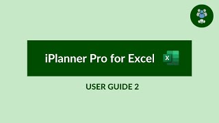 iPlanner Pro  Excel user guide  Part 2  Managing you Plans in Excel [upl. by Manton645]