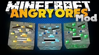 Minecraft Mod  Angry Ores Mod  New Items Dimension and Boss [upl. by Luciano533]