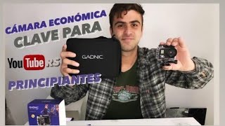 📷✔ EL MEJOR UNBOXING de CÁMARA para YOUTUBERS PRINCIPIANTES  Cámara Deportiva GADNIC SX10 4K 📷👍 [upl. by Peltier]