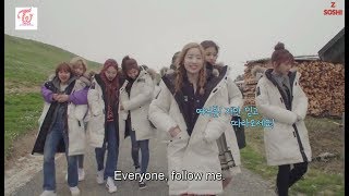 Dorky TWICE playing the alpenhorn ENG SUB [upl. by Bianca]