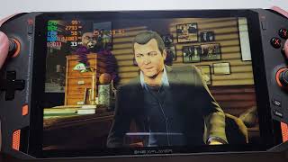 OneXPlayer 1S 1195G7  Grand Theft Auto V  1600P  Intel Iris Xe Performance [upl. by Terrie]