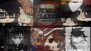 Afton Family react to Kanao amp Genya  Demon Slayer  React Gacha Life [upl. by Aliuqahs]