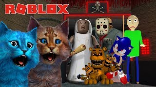 СТРАШНЫЙ ЛИФТ с КОТИКОМ ИГРОМАНОМ В РОБЛОКС  SCARY ELEVATOR ROBLOX [upl. by Haidebez]