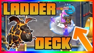 MONTE EN ARENE ET LIGUE AVEC CE DECK MOLOSSE GEL DU FUTUR   Clash Royale [upl. by Neelie]