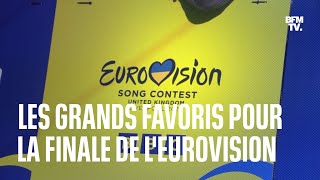 Qui sont les grands favoris pour gagner la finale de lEurovision [upl. by Awahsoj]