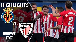 Athletic Bilbao draws 11 vs Villarreal  LaLiga Highlights  ESPN FC [upl. by Iot]