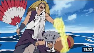 Kinkaku and Ginkaku VS Darui Samui and Atsui  Naruto [upl. by Chee]