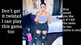 Queen Naija  Medicine speed up  lyrics [upl. by Fording]