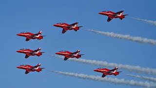 RED ARROWS  Springhawk 2024  9x Aircraft Full Display [upl. by Dorine196]