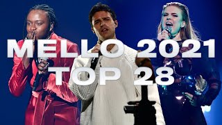 MELODIFESTIVALEN 2021  TOP 28 [upl. by Kcid]