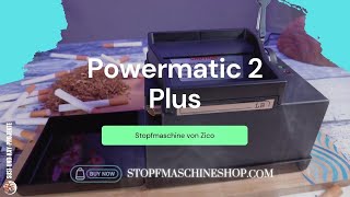 Powermatic 2 Plus Elektrische Stopfmaschine  Zigaretten einfach stopfen [upl. by Idnir]