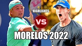 Akira Santillan vs Keegan Smith MORELOS Q 2022 Highlights [upl. by Blair734]