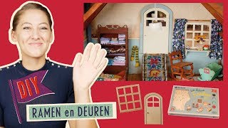 Knutselen amp DIY  Ramen en Deuren  Muizenhuis Meubelkit [upl. by Odlanor]