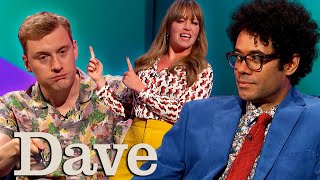 Richard Ayoade Doubts James Acasters quotCrisp Whispererquot Skills  Question Team  Dave [upl. by Adeline]