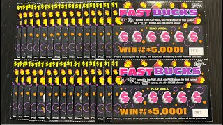 5K PRIZE FLORIDA LOTTERY FAST BUCKS SCRATCH OFFS  LETS PLAY [upl. by Noiramaj483]