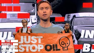 Did These Protesters Go Too Far  The Russell Howard Hour [upl. by Mcnelly312]