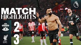 Highlights Southampton vs Liverpool  Salah Double Wins It 23 [upl. by Alleusnoc]