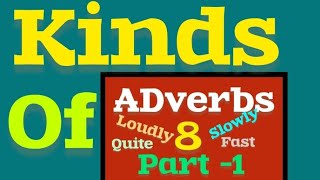 8 Kinds of Adverbs Part  1 with Activity english grammar class 7 shubiscorner9075 [upl. by Ehr385]