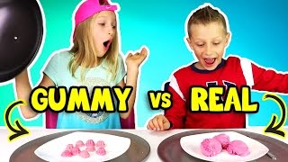 GUMMY vs REAL FOOD 3 [upl. by Evered151]