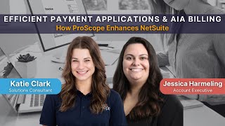 Enhance Your Project Billing  An Insight Into ProScope for NetSuites AIA Billing Feature  DEMO [upl. by Arykat73]