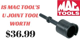 Is Mac Tools UT980 Worth 3699 Best Tool For U Joints [upl. by Johns]