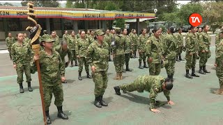 200 jóvenes mujeres ingresaron al servicio militar voluntario 2022 Teleamazonas [upl. by Lambert]