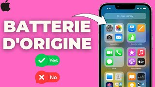 Comment Savoir Si La Batterie Iphone Est Dorigine  FACILE [upl. by Eigriv]