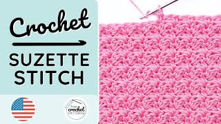 How to crochet the Suzette Stitch including chart [upl. by Yltsew757]