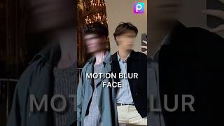 How to edit aesthetic motion blur face  Picsart tutorial shorts [upl. by Naeroled]