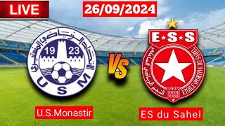 Monastir vs Etoile du Sahel  Ligue 1  Fifa Live Match Score 2024 [upl. by Janaya]