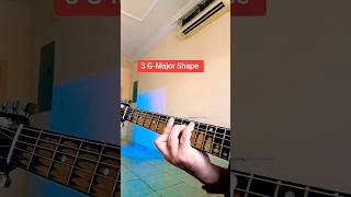 5 Shape Of G Major shorts guitarmusic chords [upl. by Lledrac]