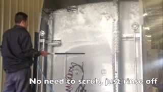 Foam Cleaning a SemiTruck with Foam Maxx The Fastest Way to Clean a Truck  JUN 2013 [upl. by Swift]