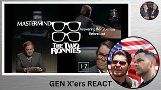 GEN Xers REACT  The Two Ronnies  Mastermind Sketch [upl. by Sardse240]