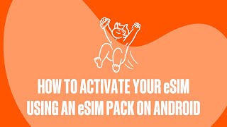 How To Activate Your eSIM Using An sSIM Pack On Android  A Help Guide [upl. by Trojan426]