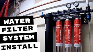 PENTAIR EVERPURE WATER FILTRATION SYSTEMS INSTALLED [upl. by Ninnette]