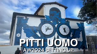 PITTI UOMO AW2024 SETTING UP【FIRENZE】ピッティ ウォーモ 秋冬2024 セッティング Italian Mens Fashion [upl. by Clausen]