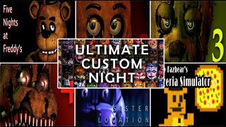 ALL FIVE NIGHTS AT FREDDYS JUMPSCARES [upl. by Seraphina]