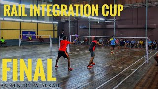 PALAKKAD DISTRICT BADMINTON DOUBLES TOURNAMENT FINAL HIGHLIGHTS VIVEKampSREEJITH VS SHARAFALIampRANJITH [upl. by Roxi]