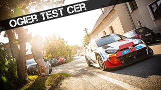 WRC Central European Rallye I Ogier Test I Flat out [upl. by Papp37]