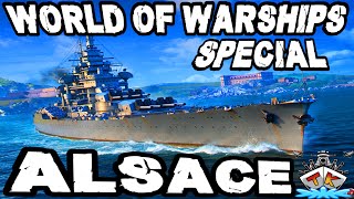 Alsace das GEILE T9 Schlachtschiff SPECIAL ⚓️ in World of Warships 🚢 [upl. by Yht]