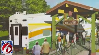 SunRail breaks ground on new DeLand station [upl. by Hilly873]