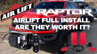 Airlift Install amp Testing  Gen 3 Raptor  WORTH IT [upl. by Notrub]