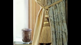 How to tie a Curtain TieBack having Tassels [upl. by Stempien272]